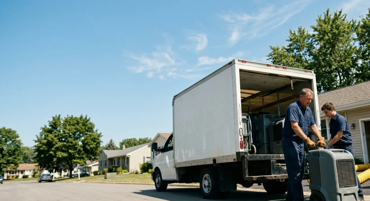 Water Damage Cleanup in San Pierre, IN near me
